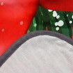 1 Seater Sofa Mat Red Christmas Bells Sofa Cover Pet Kid Seat Protector Chair Protective Mat Slipcover Home Office Furniture Decoration