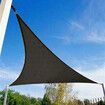 Sun Shade Sail Waterproof 420D Oxford Polyester Canopy Cover Awning Outdoor Anti-UV ProtectionGrey