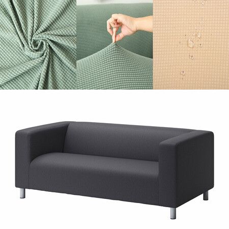 3 Seaters Elastic Sofa Cover Universal Polar Fleece Chair Seat Protector Stretch Slipcover Couch Case Decoration Khaki
