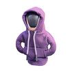 Car Shift Knob Hoodie,Funny Gear Shift Knob Shirt Sweater,Winter Warm Shift Knob Cover Sweater Shirt,Automotive Interior Novelty Accessories Decorations,Universal Fit Knob Cover Gift (Purple)