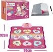 Dance Mat Kids Toys for Girls, Music Dance Touch Play Mat, 5 Play Modes, 3 Challenge Levels, Christmas, Birthday Gifts for Age 3-10 Years Old Girls