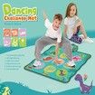 Children'S Dance Mat Dinosaur Fitness Mat Dance Game Mat Indoor Sports Toy Music Mat