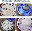 Electric mosquito lamp with light, for home, garden, indoor, kitchen, living room, mosquitoes, flies, moths