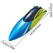 RC Boat, Remote Control Boat For Pools And Lakes, 2.4GHz Racing RC Boats For Adults And Kids