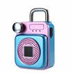 Mini Backpack Shape bluetooth Speaker Smart Lock USB Charging APP/Fingerprint Unlock PadlockBlack