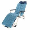 Winter Recliner Cushion Chair Rocking Chair Seat Mat Tatami Mat Non-Slip Cushion Sofa Office Chair Thicken CushionWater Blue