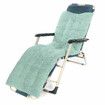 Winter Recliner Cushion Chair Rocking Chair Seat Mat Tatami Mat Non-Slip Cushion Sofa Office Chair Thicken CushionWater Blue