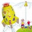 Sprinkler  Rocket Water Toys for Kids  Launcher, Attaches to Garden Hose Splashing Fun  Holiday & Birthday Gift