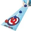 Curling Tabletop Game,Mini Curling Game Set for Kids | Desktop Shuffleboard Bowling and Curling Game Kit Portable Family Board Game for Kids and Adults