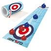 Curling Tabletop Game,Mini Curling Game Set for Kids | Desktop Shuffleboard Bowling and Curling Game Kit Portable Family Board Game for Kids and Adults