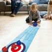 Curling Tabletop Game,Mini Curling Game Set for Kids | Desktop Shuffleboard Bowling and Curling Game Kit Portable Family Board Game for Kids and Adults