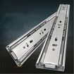 Cabinet Damping Slide Rail Three-section Rail Thickened Stainless Steel Slide Rail Guide Drawer Buffer Mute Slide Side#8