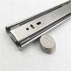 Cabinet Damping Slide Rail Three-section Rail Thickened Stainless Steel Slide Rail Guide Drawer Buffer Mute Slide Side#7