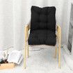 Rocking Chair Cushion Seat Back Cushion Non-Skid Chair Pad Rocking Chair Recliner Mat for Office Sofa HomeRed