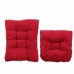 Rocking Chair Cushion Seat Back Cushion Non-Skid Chair Pad Rocking Chair Recliner Mat for Office Sofa HomeRed