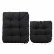 Rocking Chair Cushion Seat Back Cushion Non-Skid Chair Pad Rocking Chair Recliner Mat for Office Sofa HomeBlack