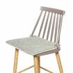 Cotton Linen Chair Mat Square Dining Chair Cushion Pad Garden Home Office Furniture DecorationLight Grey