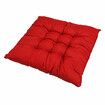 40*40cm Seat Cushion Soft Thick Buttocks Chair Pad Square Cotton Seat Mat Garden Home Office Furniture DecorationWine Red