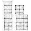 4/6/8/12 Grid Bookshelf Wardrobe DIY Organizers6 grid