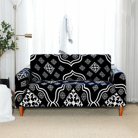 3 Seaters Elastic Sofa Cover Universal Printing Chair Seat Protector Stretch Slipcover Couch Case Decoration#8