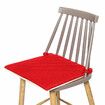 Cotton Linen Chair Mat Square Dining Chair Cushion Pad Garden Home Office Furniture DecorationRed