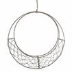 Flower Basket Wrought Iron Wreath Wire Round Succulent Hanging Wall Home DecorS