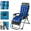 Lounger Recliner Seat Pad Replacement Cotton Cushion Cover Sun Sofa Garden Chair MatBlue