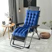 Lounger Recliner Seat Pad Replacement Cotton Cushion Cover Sun Sofa Garden Chair MatBlue