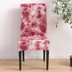 Stretch Chair Cover Tie Dyeing Spray Style Home DecorationsRed