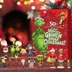 Grinch Christmas Advent Calendar 2023,Countdown Calendar for Kids Adult,24 Days of Christmas Advent Calendar,24PC Cute Cartoon Elf Figures Doll Xmas Vacation Stocking Stuffer Gifts Idea