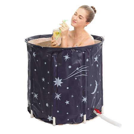 5-Layer Adult Baby Portable Folding Bathtub PVC Material with/without Cover Khan Steaming BucketTypeB