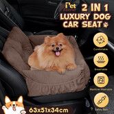 Dog Pet Cat Bed Sofa Calming Car Seat Doggy Canine Booster Carrier Chair Mattress Protector Couch Puppy Bedding Warming Lounge Travel Cushion