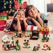 24 Days of Christmas Advent Calendar 2023,24 In 4 Christmas Building Block Stem Toys,1075 Pcs Christmas Countdown Calendar Building Sets Toys,Christmas Vacation Stocking Stuffers Gifts for Kids Age3+