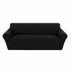 1 Seater Elastic Sofa Cover Universal Pure Color Chair Seat Protector Stretch Slipcover Couch Case Decoration Grey