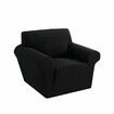 3 Seaters Elastic Sofa Cover Universal Pure Color Chair Seat Protector Stretch Slipcover Couch Case Decoration Off White