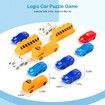 Board Games Logic Brain Car Heavy Traffic Game Smart Math Travel Game Card Puzzle Game Toys for Kids 5 and Up