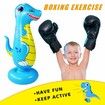 125cm PVC inflatable Punch Bag dinosaur boxing bag Boxing Bag for Immediate Bounce Practicing Karate,Taekwondo Boxing Bag Boy Girl