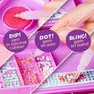 8pcs DIY Craft Kits Blingle Bands DIY Gem Friendship Bracelet, 8 Band Deluxe Studio - Arts & Craft Activity for Ages 7+