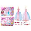 Fashion Design Kit,Fashion Creation Kit for Girls,DIY Craft Kits,Handmade Set with Fabric,Mannequin Birthday Gift Idea for Girls 8+ Years