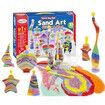 10 Bottles Sand Art Kits for Kids, Sand Art Activity Kit  Colored Pendent Bottles Funnels Stick Glow in The Dark Sand Art Glitter Packets Stickers for DIY