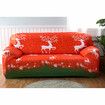 4 Seaters Christmas Sofa Cover Elastic Elk Chair Seat Protector Stretch Couch Case Slipcover Decorations