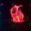 3pcs Christmas Solar Decorations Solar Christmas Garden Stake Lights, Outdoor Christmas Decorations Yard Waterproof Garden Stake Lights