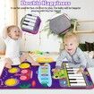 2 in 1 Piano Mat & Drum Mat Learning Toys Sensory Toys Early Educational Learning Toys for Kids Ages 3+