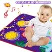 2 in 1 Piano Mat & Drum Mat Learning Toys Sensory Toys Early Educational Learning Toys for Kids Ages 3+