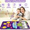 2 in 1 Piano Mat & Drum Mat Learning Toys Sensory Toys Early Educational Learning Toys for Kids Ages 3+