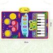 2 in 1 Piano Mat & Drum Mat Learning Toys Sensory Toys Early Educational Learning Toys for Kids Ages 3+