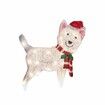 Light-Up Christmas Garden Decor, Acrylic  Dog Garden Stake with Lights Yard Decor Garden Statue, Realistic Garden Sculpture for Pathway Backyard Lawn Landscape