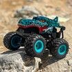 Stunt Car Remote Control Monster Trucks Dinosaur 360 Degree Spin Walk Upright Drift Light Music 2.4Ghz Offroad High Speed Toy Vehicle Playtime Gift Ages 8+ Blue