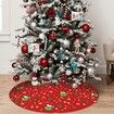 Christmas Tree Skirt ,Christmas Tree Decorations ,Christmas Ornament for Home Decor for Xmas Party Supplies Gift(L,122 CM)