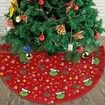 Christmas Tree Skirt ,Christmas Tree Decorations ,Christmas Ornament for Home Decor for Xmas Party Supplies Gift(L,122 CM)